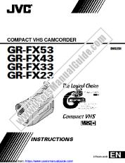 Voir GR-FX53A pdf Directives