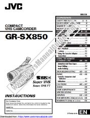 Voir GR-SX850UC pdf Directives