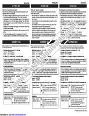 Voir GV-CB1U pdf Corrections du manuel d'instructions du logiciel - Anglais, Français, Espagnol