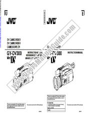 Voir GY-DV300U/UZ/E pdf Manuel d'instructions provisoire