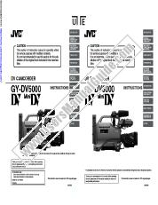 Voir GY-DV5000E pdf Mode d'emploi