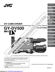 Voir GY-DV500U pdf Directives