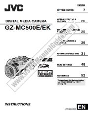 Ansicht GZ-MC500AC pdf Bedienungsanleitung
