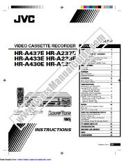 Vezi HR-A433E pdf Instrucțiuni