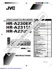 Vezi HR-A231EK pdf Instrucțiuni