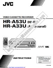 Vezi HR-A33U pdf Instrucțiuni