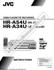 Visualizza HR-A54U pdf Istruzioni