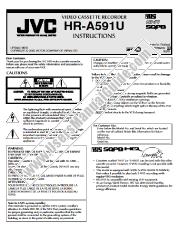 Ver HR-A591U pdf Manual de instrucciones