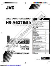 Vezi HR-A637E pdf Instrucțiuni