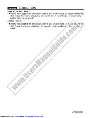 Voir HR-DD857MS pdf Correction manuelle
