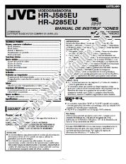 Ver HR-J585EU pdf Manual de instrucciones