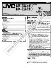 Ver HR-J285EU pdf Manual de instrucciones