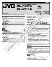 Voir HR-J695EA pdf Mode d'emploi