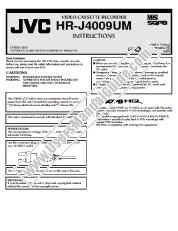 Ver HR-J4009UM pdf Manual de instrucciones