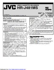 Ver HR-J481MS pdf Manual de instrucciones