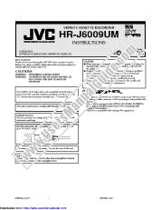 Voir HR-J6009UM pdf Mode d'emploi