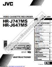 Ver HR-J747MS pdf Instrucciones