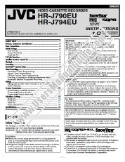 Voir HR-J794EU pdf Mode d'emploi