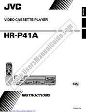 Vezi HR-P41A pdf Instrucțiuni