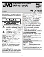 Vezi HR-S1902US pdf Manual de utilizare