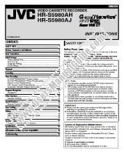 Ver HR-S5980AJ pdf Manual de instrucciones