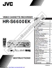 View HR-S6600EK pdf Instructions