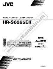 Ver HR-S6965EK pdf Manual de instrucciones