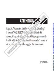 View HR-S7500EK pdf Automatic Satellite Program Recording