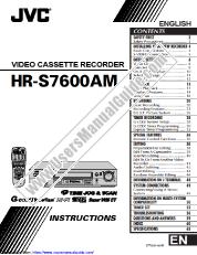Ver HR-S7600AM pdf Manual de instrucciones