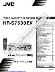 Visualizza HR-S7600EK pdf Istruzioni
