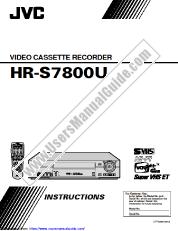Voir HR-S7800U pdf Directives