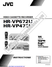 Voir HR-VP672U pdf Directives