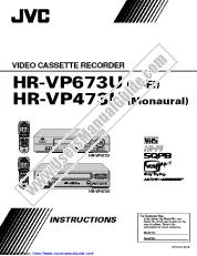 Voir HR-VP473U pdf Directives