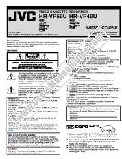 Vezi HR-VP49U pdf Instrucțiuni