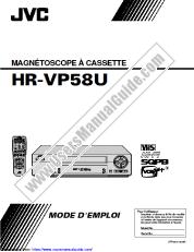 Vezi HR-VP58U pdf Instrucțiuni - Franceză