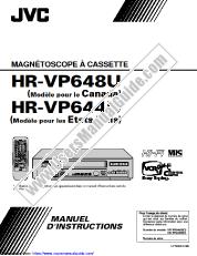View HR-VP644U(C) pdf Instructions - Français