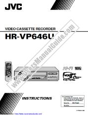 Voir HR-VP646U pdf Directives