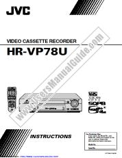 Ver HR-VP78U pdf Instrucciones