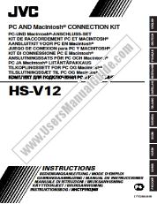 Ansicht HS-V12E pdf Anweisungen - Englisch, Deutsch, Französisch, Niederlande, Castellano, Italienisch