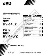 Visualizza HV-29WZ/-A pdf Manuale di istruzioni