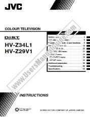 Visualizza HV-Z29V1 pdf Manuale di istruzioni