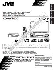 Voir KD-AV7000 pdf Manuel d'instructions