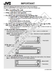View KD-LX10J pdf Instructions - Caution