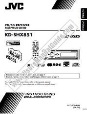 View KD-SHX851EX pdf Instruction manual