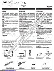 Voir KV-M700J pdf Instructions -Installation