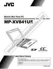 View MP-XV841US pdf Preliminary Instruction book