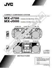 View MX-J700J pdf Instructions