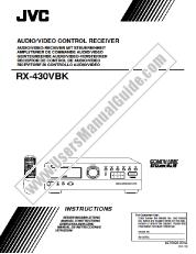 View RX-430VBK pdf Instructions