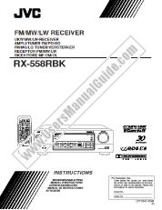 View RX-558RBKJ pdf Instructions - Deutsch, Français, Nederlands, Español, Italano
