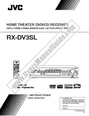 Voir RX-DV3SL pdf Mode d'emploi